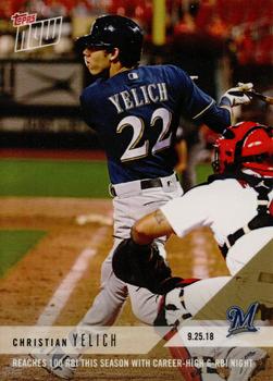 2018 Topps Now #784 Christian Yelich Front