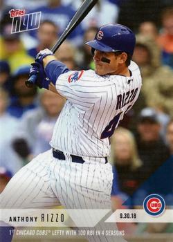 2018 Topps Now #821 Anthony Rizzo Front