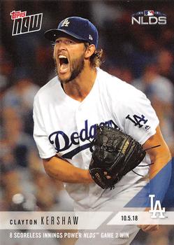 2018 Topps Now #850 Clayton Kershaw Front