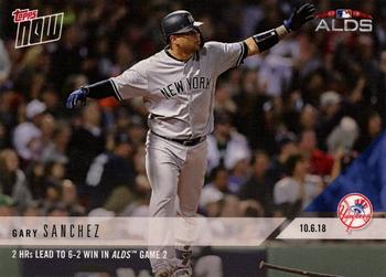 2018 Topps Now #854 Gary Sanchez Front