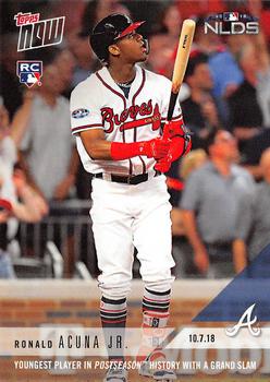 2018 Topps Now #856 Ronald Acuna Jr. Front