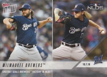 2018 Topps Now #857 Milwaukee Brewers Front