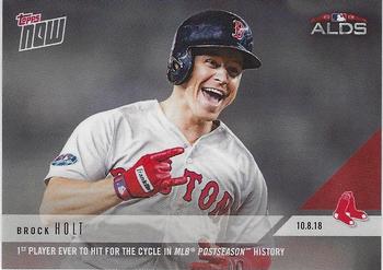 2018 Topps Now #869 Brock Holt Front