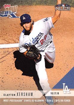 2018 Topps Now #900 Clayton Kershaw Front