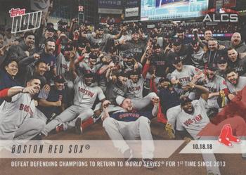 2018 Topps Now #914 Boston Red Sox Front