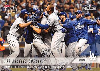 2018 Topps Now #925 Los Angeles Dodgers Front