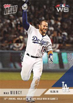 2018 Topps Now #942 Max Muncy Front
