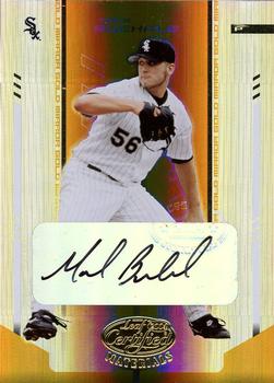 2004 Leaf Certified Materials - Mirror Autograph Gold #131 Mark Buehrle Front