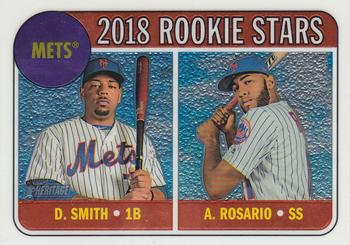 2018 Topps Heritage - Chrome #THC-31 Dominic Smith / Amed Rosario Front