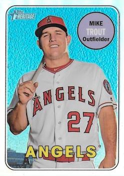 2018 Topps Heritage - Chrome #THC-275 Mike Trout Front