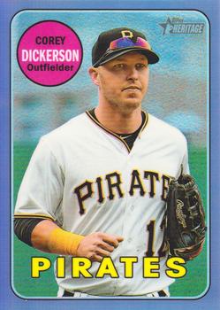 2018 Topps Heritage - Chrome Purple Refractor #THC-527 Corey Dickerson Front