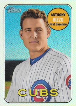 2018 Topps Heritage - Chrome Refractor #THC-20 Anthony Rizzo Front