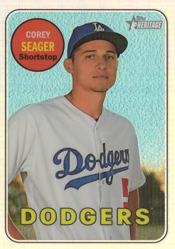 2018 Topps Heritage - Chrome Refractor #THC-45 Corey Seager Front