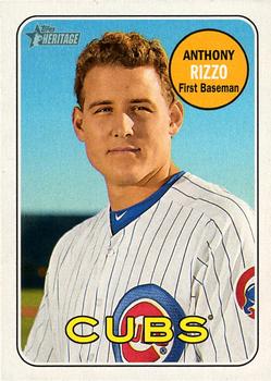 2018 Topps Heritage - Mini #20 Anthony Rizzo Front