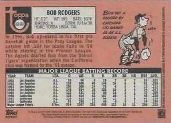 2018 Topps Heritage - Real One Autographs #ROA-BRO Bob Rodgers Back