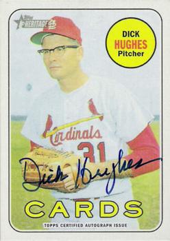 2018 Topps Heritage - Real One Autographs #ROA-DH Dick Hughes Front