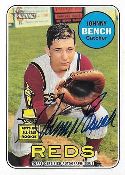 2018 Topps Heritage - Real One Autographs #ROA-JB Johnny Bench Front