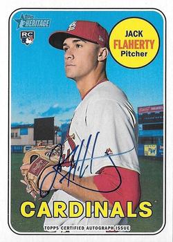 2018 Topps Heritage - Real One Autographs #ROA-JF Jack Flaherty Front