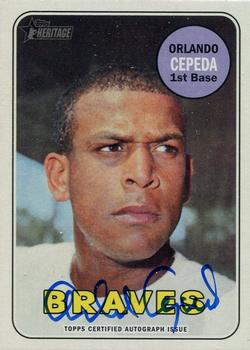 2018 Topps Heritage - Real One Autographs #ROA-OC Orlando Cepeda Front