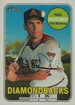 2018 Topps Heritage - Real One Autographs #ROA-PG Paul Goldschmidt Front