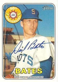 2018 Topps Heritage - Seattle Pilots Autographs #SPA-DBA Dick Bates Front