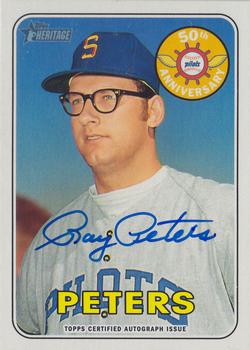 2018 Topps Heritage - Seattle Pilots Autographs #SPA-RP Ray Peters Front