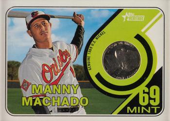 2018 Topps Heritage - 1969 Mint Nickel Relics #69MINT-MM Manny Machado Front