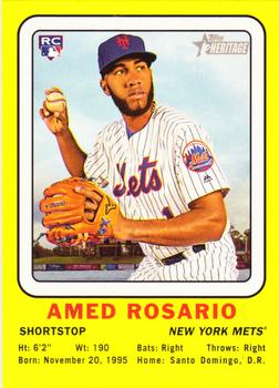 2018 Topps Heritage - 1969 Collector Cards #69CC-ARO Amed Rosario Front
