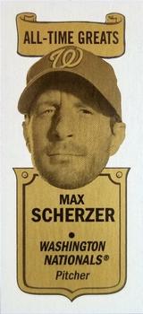 2018 Topps Heritage - 1969 Topps Bazooka All-Time Greats #69BG-6 Max Scherzer Front