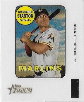 2018 Topps Heritage - 1969 Topps Decals #5 Giancarlo Stanton Front