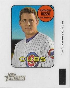 2018 Topps Heritage - 1969 Topps Decals #7 Anthony Rizzo Front
