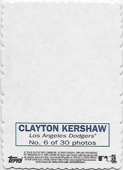 2018 Topps Heritage - 1969 Topps Deckle #6 Clayton Kershaw Back