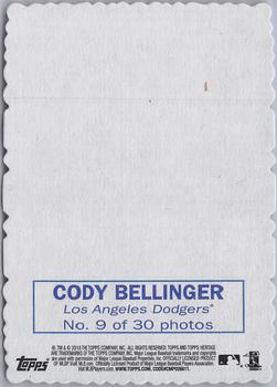 2018 Topps Heritage - 1969 Topps Deckle #9 Cody Bellinger Back