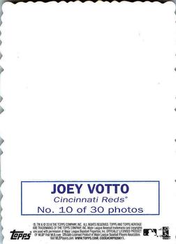 2018 Topps Heritage - 1969 Topps Deckle #10 Joey Votto Back