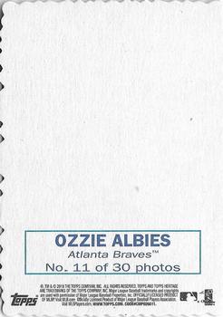 2018 Topps Heritage - 1969 Topps Deckle #11 Ozzie Albies Back