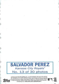 2018 Topps Heritage - 1969 Topps Deckle #13 Salvador Perez Back
