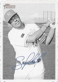 2018 Topps Heritage - 1969 Topps Deckle #13 Salvador Perez Front