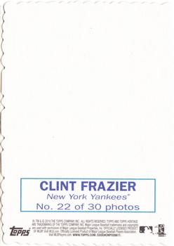 2018 Topps Heritage - 1969 Topps Deckle #22 Clint Frazier Back