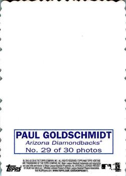 2018 Topps Heritage - 1969 Topps Deckle #29 Paul Goldschmidt Back