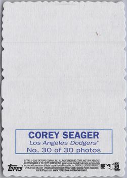 2018 Topps Heritage - 1969 Topps Deckle #30 Corey Seager Back