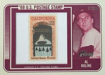 2018 Topps Heritage - 1969 U.S. Postage Stamp Relics #69PSR-AK Al Kaline Front