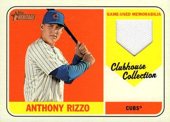 2018 Topps Heritage - Clubhouse Collection Relics #CCR-AR Anthony Rizzo Front