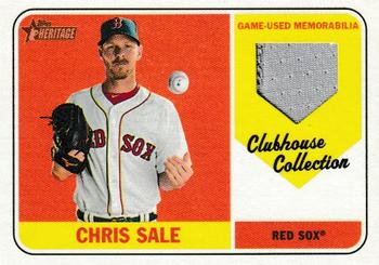 2018 Topps Heritage - Clubhouse Collection Relics #CCR-CS Chris Sale Front