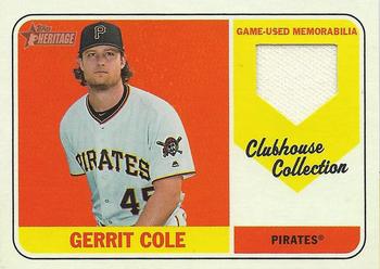 2018 Topps Heritage - Clubhouse Collection Relics #CCR-GC Gerrit Cole Front