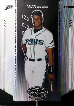 2004 Leaf Certified Materials - Mirror Black #63 Fred McGriff Front