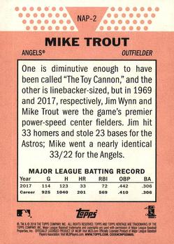 2018 Topps Heritage - New Age Performers #NAP-2 Mike Trout Back