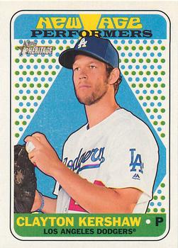 2018 Topps Heritage - New Age Performers #NAP-7 Clayton Kershaw Front