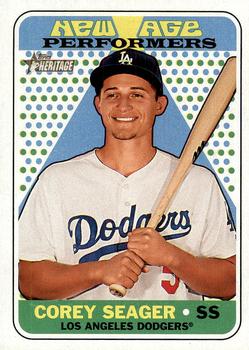 2018 Topps Heritage - New Age Performers #NAP-12 Corey Seager Front