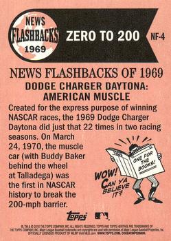 2018 Topps Heritage - News Flashbacks #NF-4 Dodge Charger Daytona: American Muscle Back