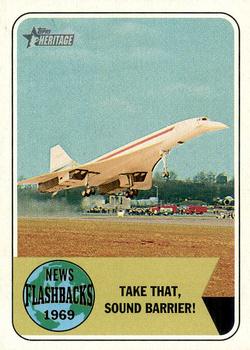 2018 Topps Heritage - News Flashbacks #NF-6 Concorde Test Flight Front